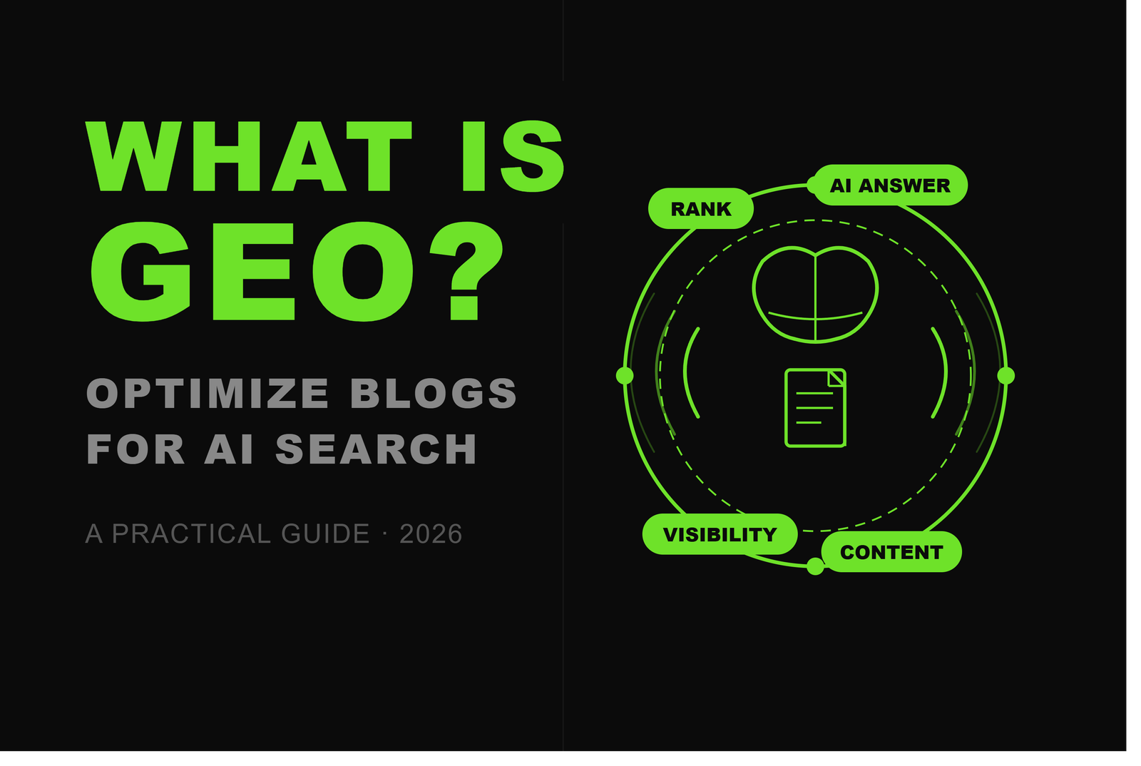 What Is GEO? A Practical Guide to Optimizing Blogs for AI Search