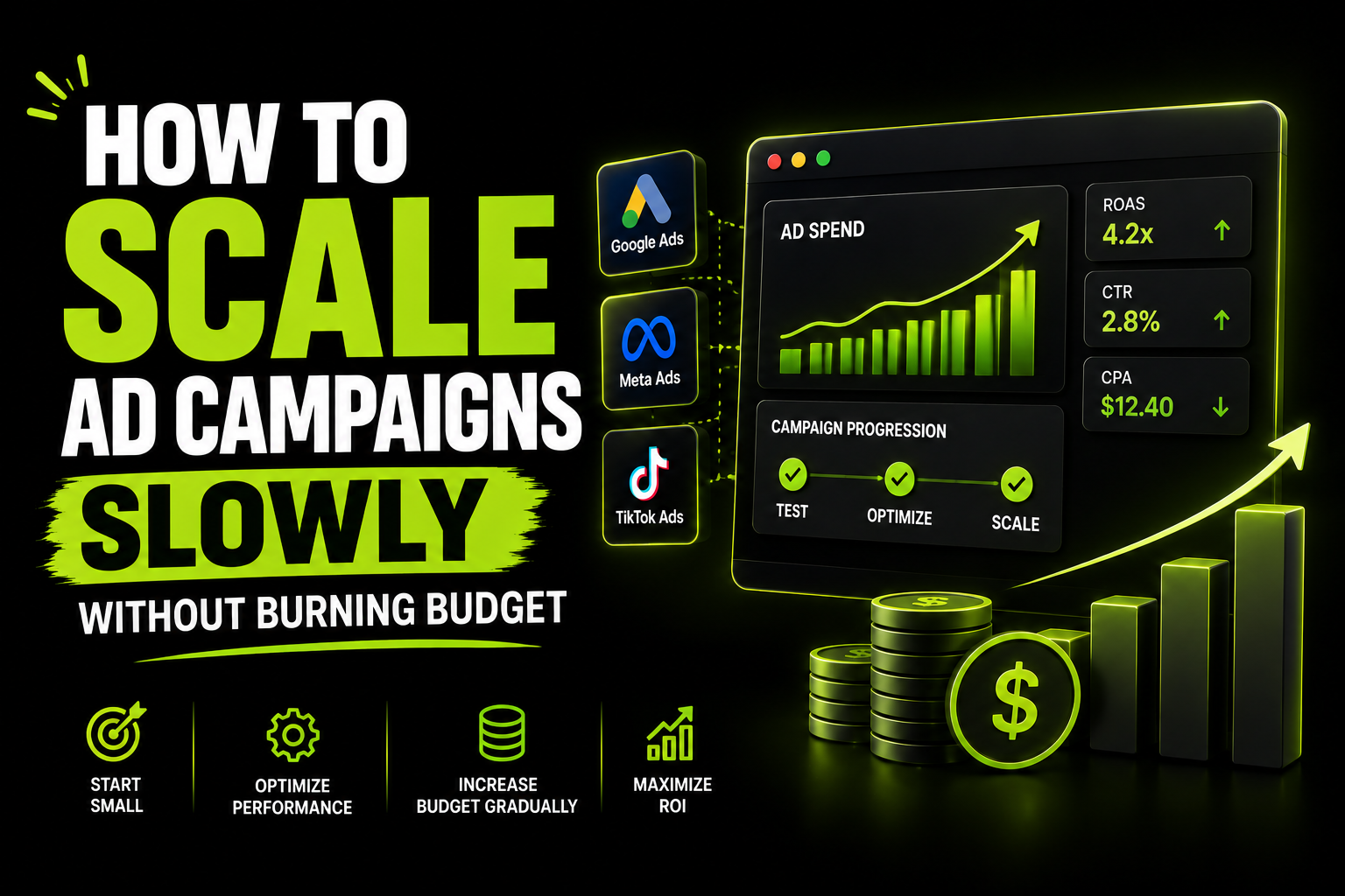 How to Scale Ad Campaigns Slowly Without Burning Budget